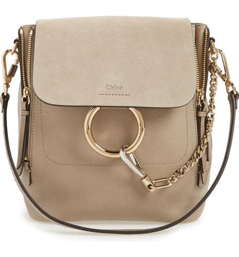 chloé small faye suede & leather backpack dupe|chloe medium tote bag.